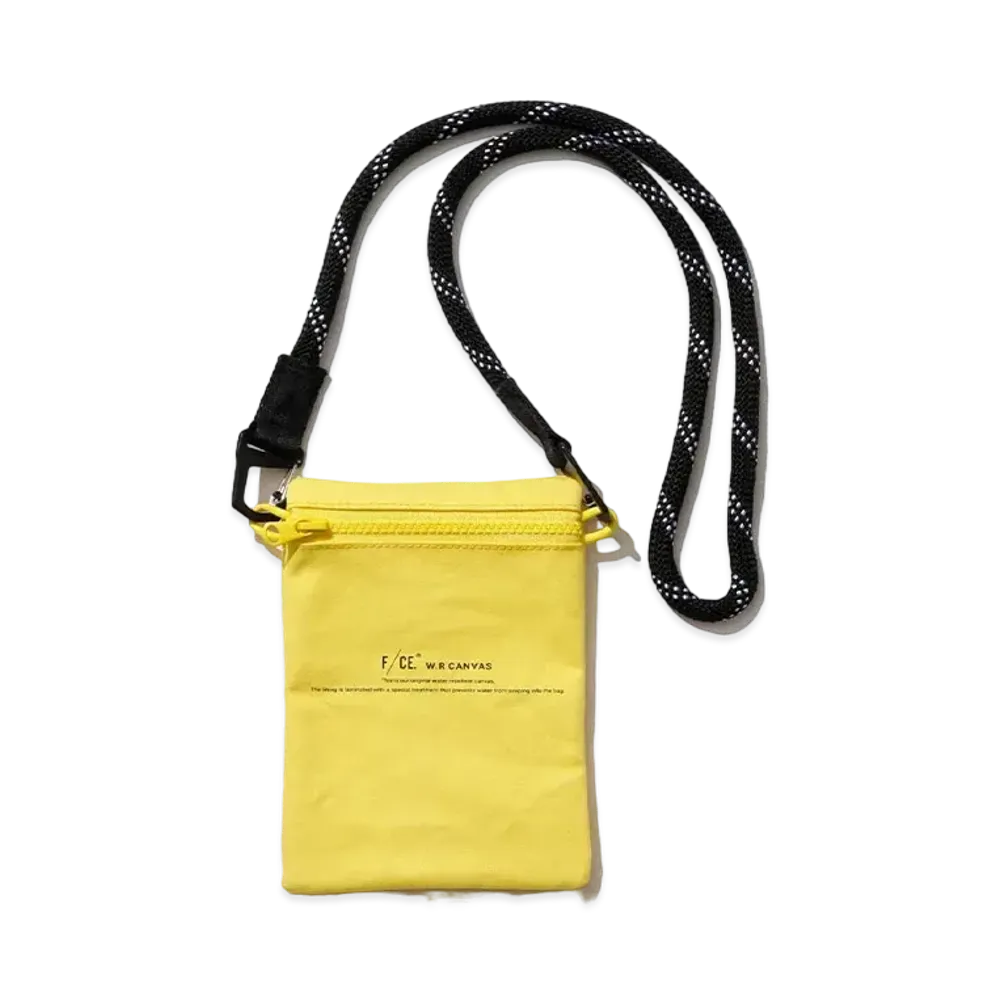 F/CE. W.R Canvas Map Pochette "Yellow"