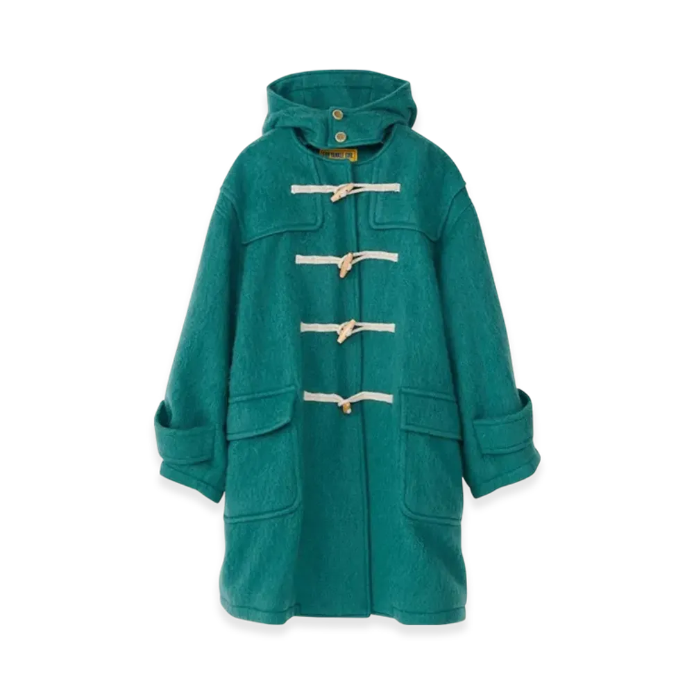 HYSTERIC GLAMOUR Oversized Duffel Coat "Green"