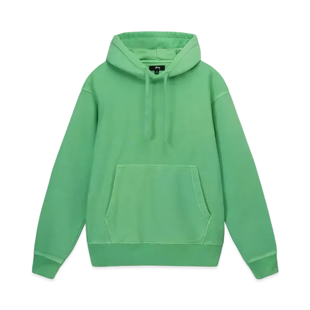 Stussy Pigment Dyed Fleece Hoodie "Green"