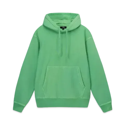 Stussy Pigment Dyed Fleece Hoodie "Green"