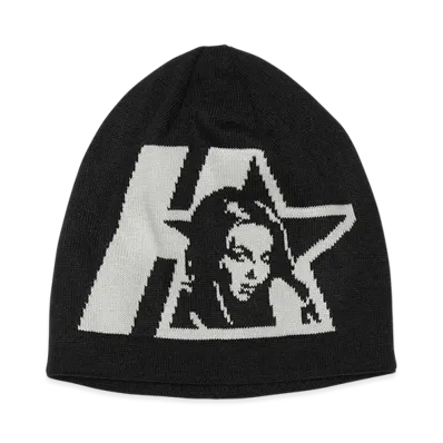HYSTERIC GLAMOUR STAR WOMAN Beanie "Black"