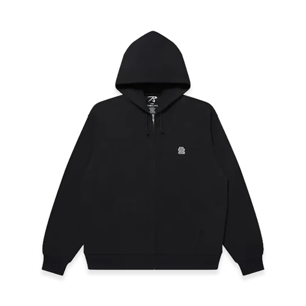 BlackEyePatch Small OG Thermal Zip Hoodie "Black"