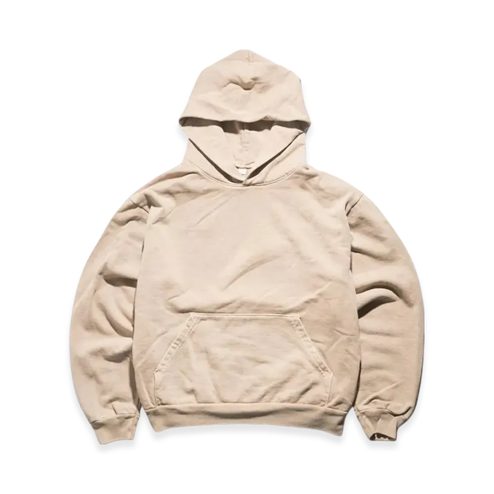 Los Angeles Apparel 14OZ Heavy Fleece Pullover Hooded Sweatshirt Special Order Overdyed "Mushroom"