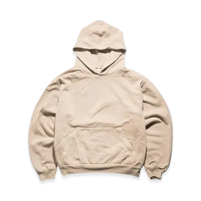 Los Angeles Apparel 14OZ Heavy Fleece Pullover Hooded Sweatshirt Special Order Overdyed "Mushroom"