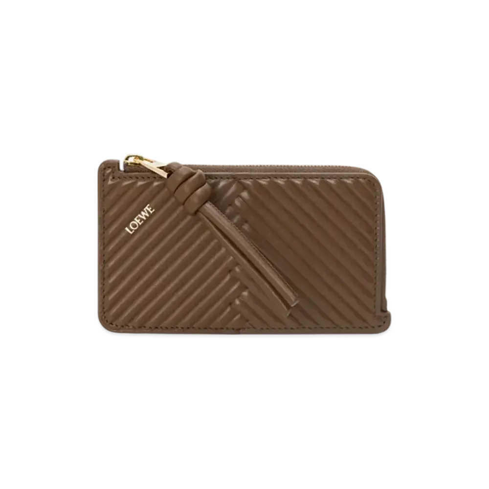 LOEWE Knot Coin Card Holder "Tundra"