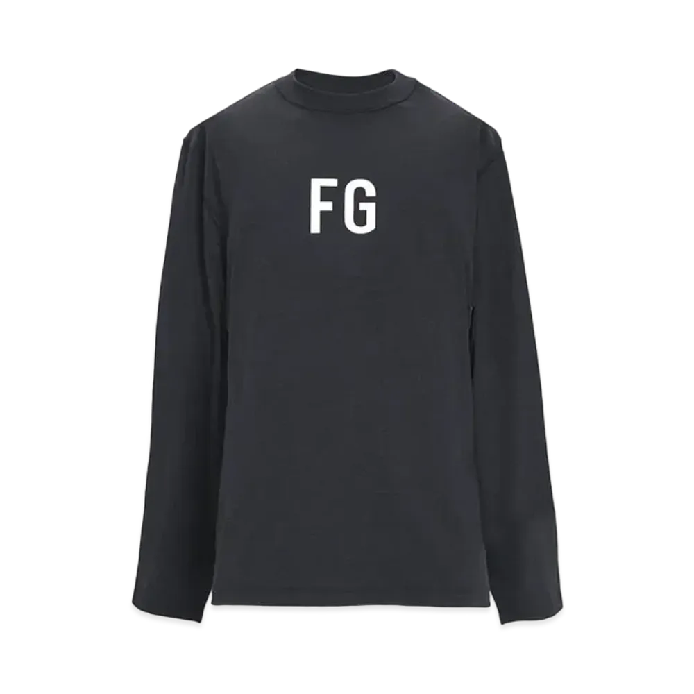 FEAR OF GOD Long Sleeve 'FG' T-shirt "Black"