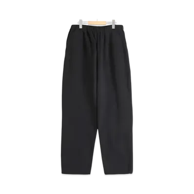 COMOLI Cotton Fleece Pants "Black"