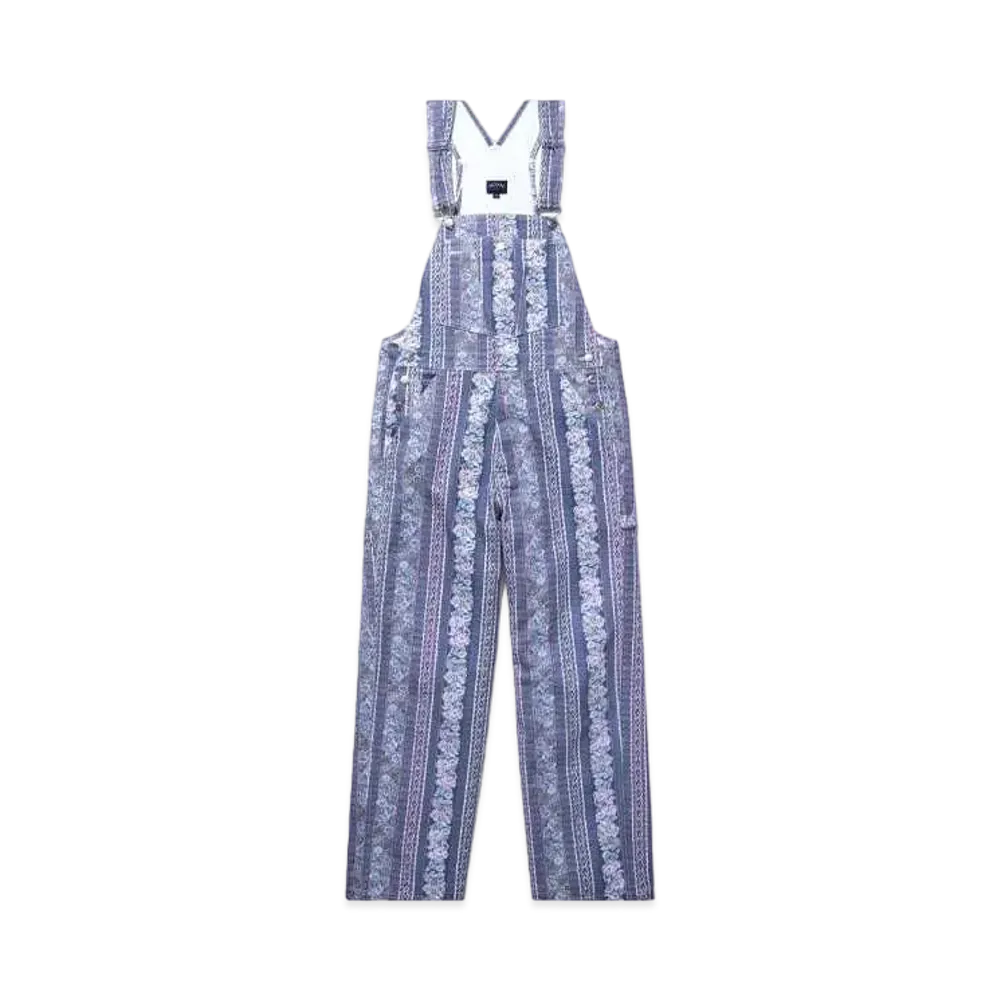 Noah Denim Overall "Striped Floral"