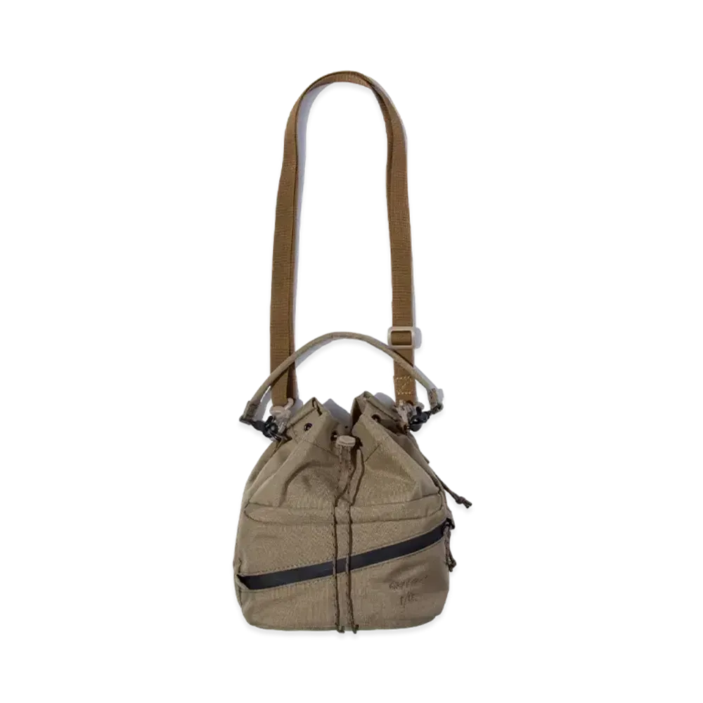 F/CE. x Gramicci 2Way Drawstring Bag "Coyote"