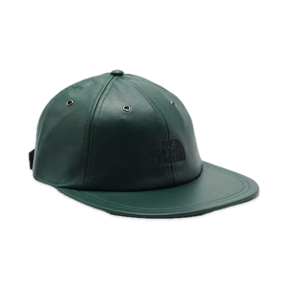 Supreme x The North Face Leather 6-Panel Hat "Green"