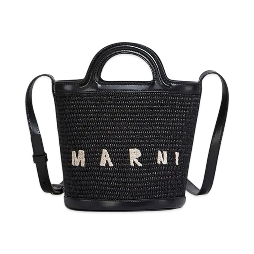 MARNI Tropicalia Basket Bag Small "Black"