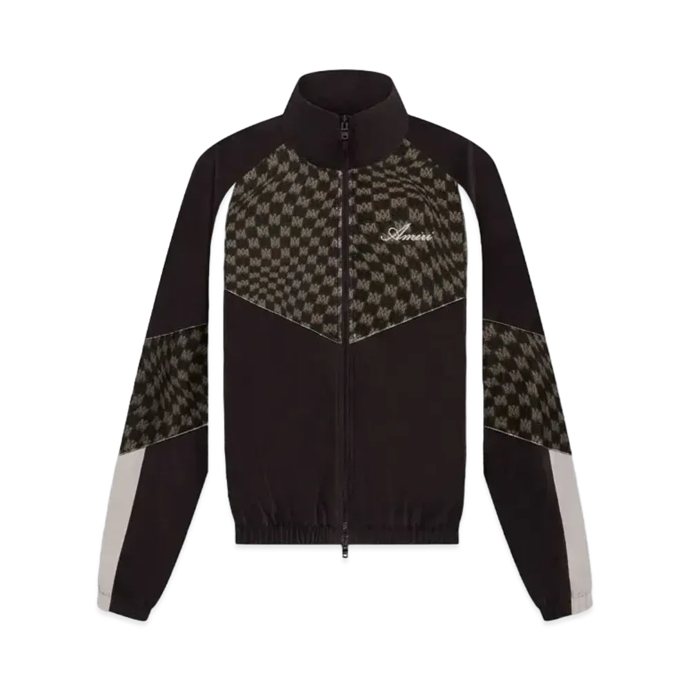 Amiri Wavy Ma Velour Track Jacket "Potting Soil"