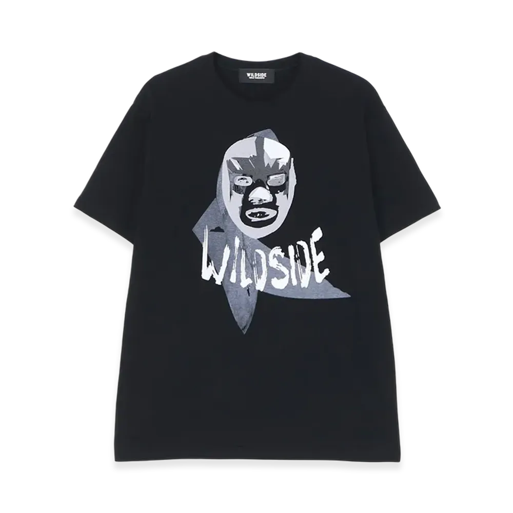 WILDSIDE YOHJI YAMAMOTO Wild Mask T-Shirt A "Black"