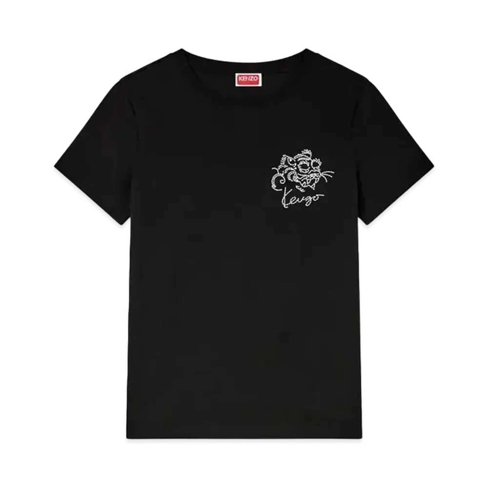 KENZO 'Star Tiger' Embroidery Classic T-shirt "Black"