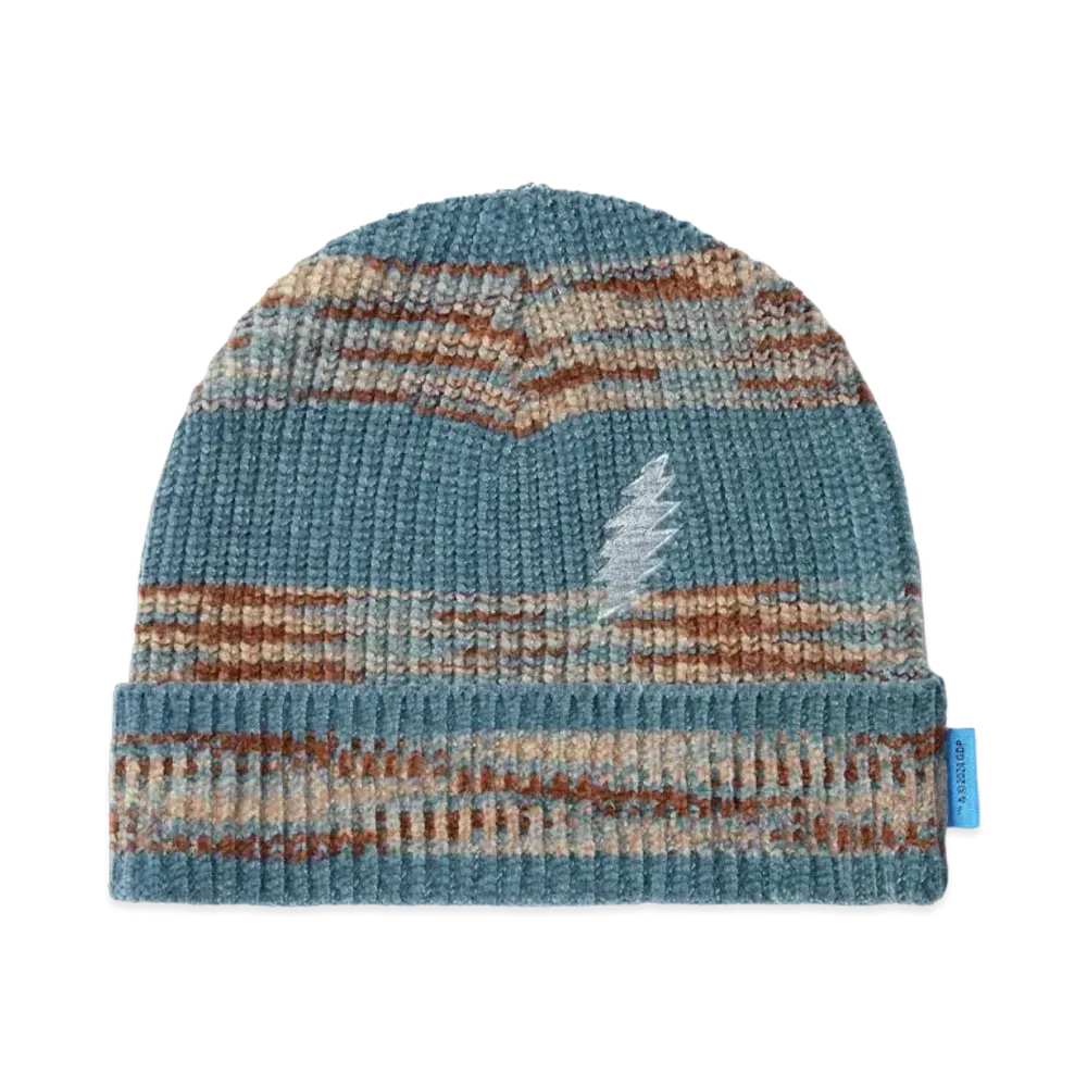 thisisneverthat x Grateful Dead Lightning Velvet Kint Beanie "Blue"
