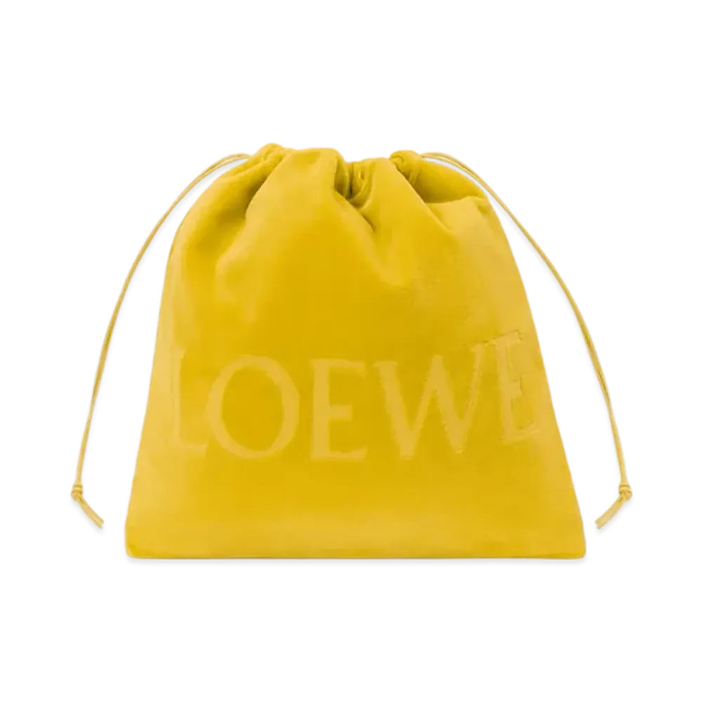 LOEWE Drawstring Pouch Medium "Yellow"