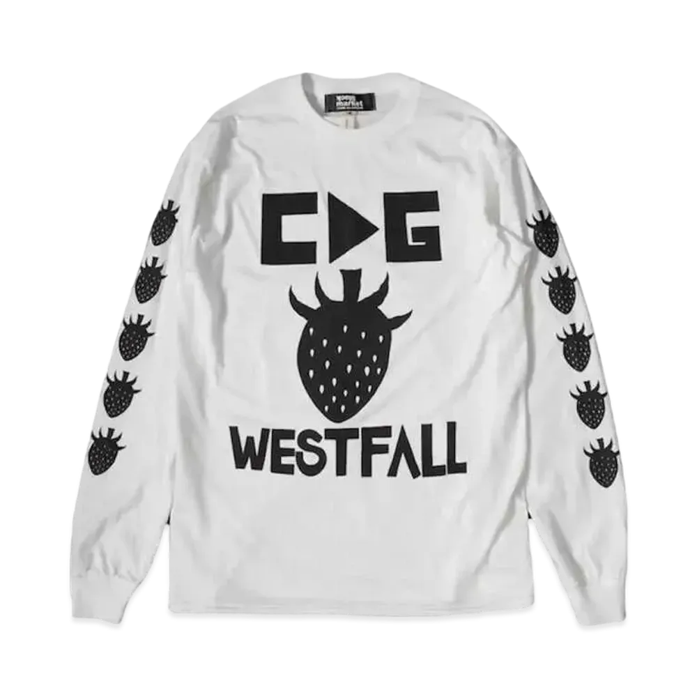 COMME des GARCONS BLACKMARKET WESTFALL LS T-SHIRT "White"