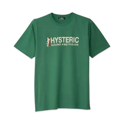 HYSTERIC GLAMOUR Athletic PT T-shirt "Green"