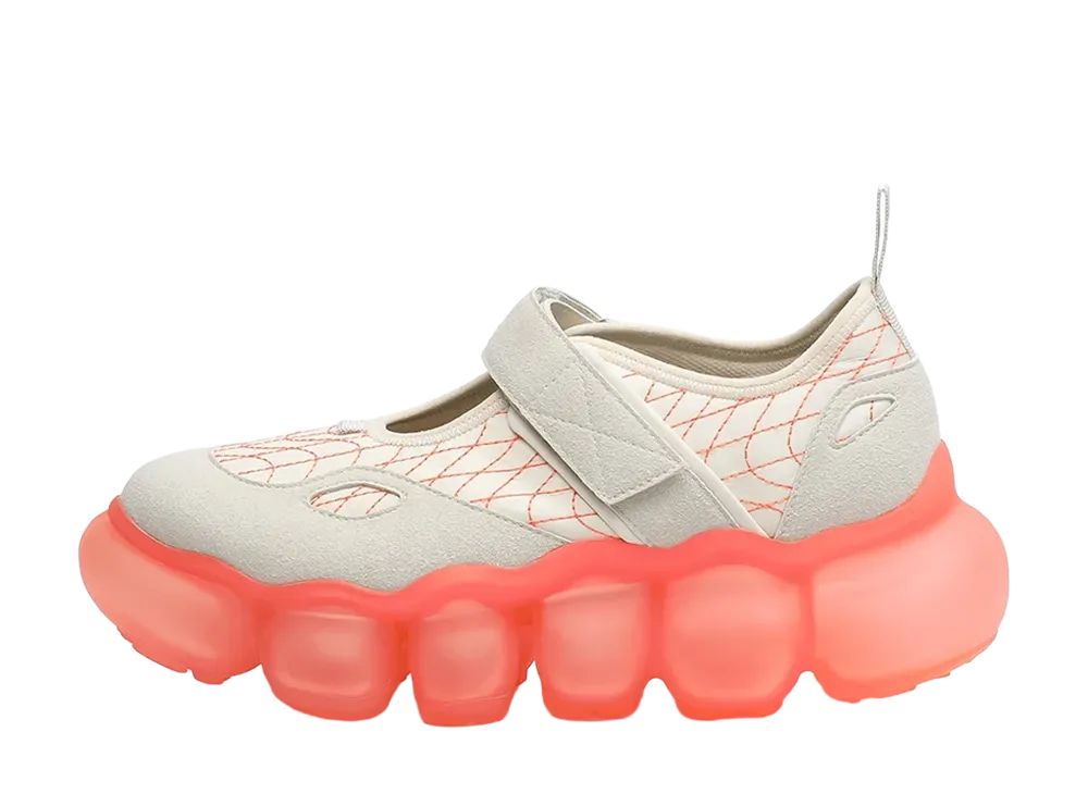 grounds Women's JEWELRY MARY JANE PLUS "Orange Stitch/Orange Matte"