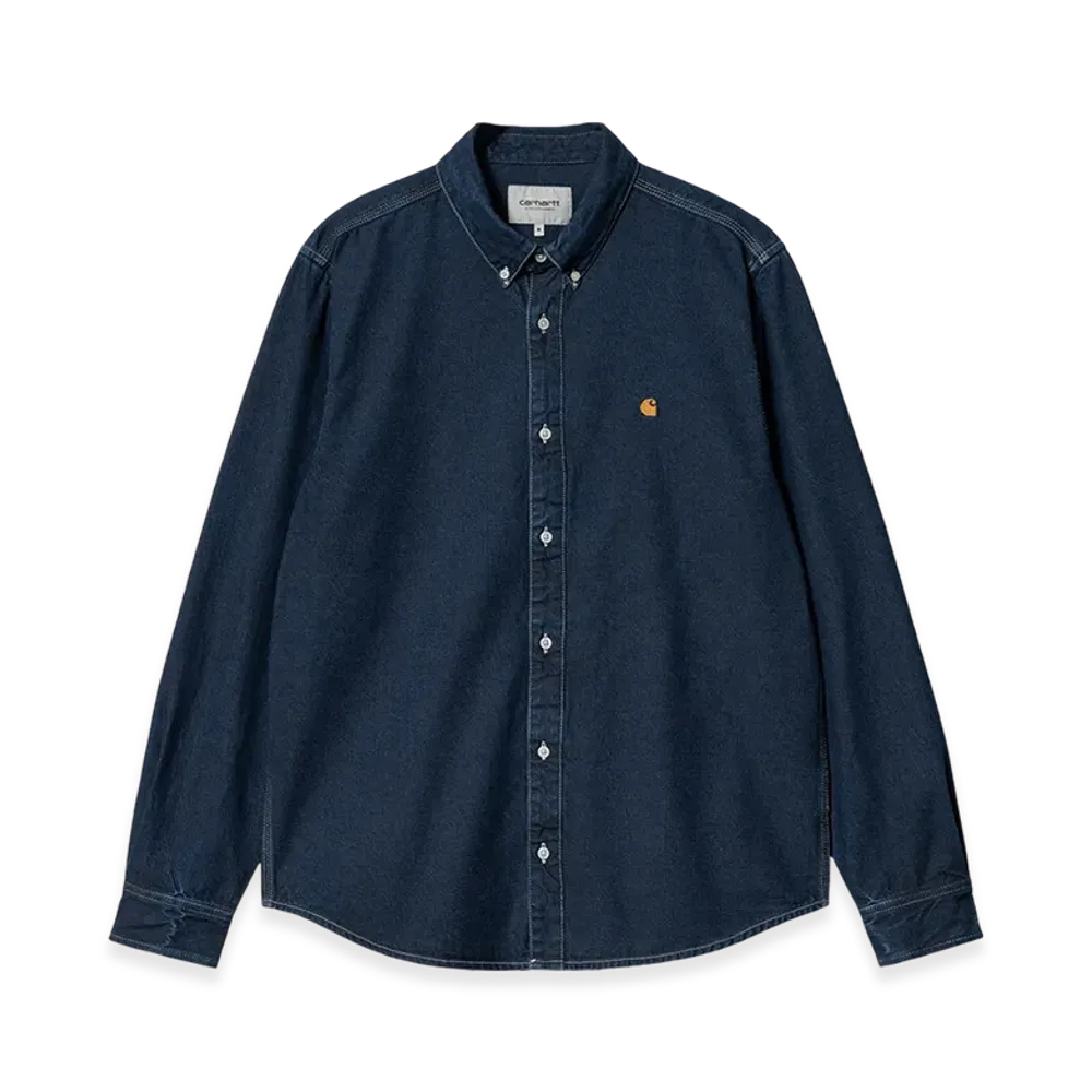 Carhartt WIP Weldon Shirt "Blue Stone Washed"