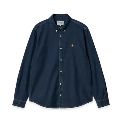 Carhartt WIP Weldon Shirt "Blue Stone Washed"