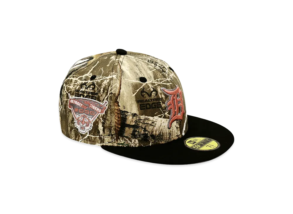 NEW ERA x THE CAP 59Fifty Black Real Tree Detroit Tigers "Tree Camo/Black"