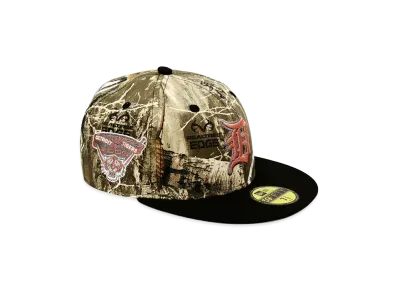 NEW ERA x THE CAP 59Fifty Black Real Tree Detroit Tigers "Tree Camo/Black"