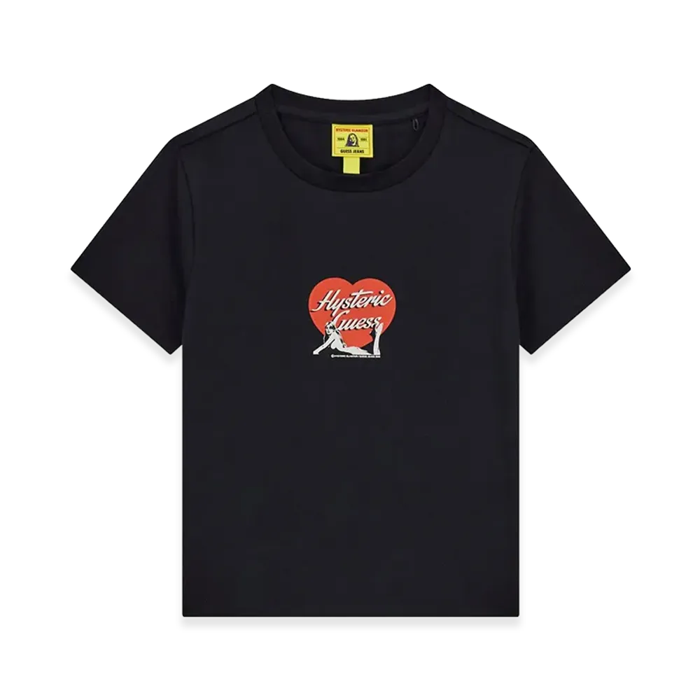 HYSTERIC GLAMOUR x GUESS JEANS Graphic Slim Tee "Black"