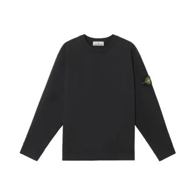 Stone Island Heavy Cotton Jersey "Black"