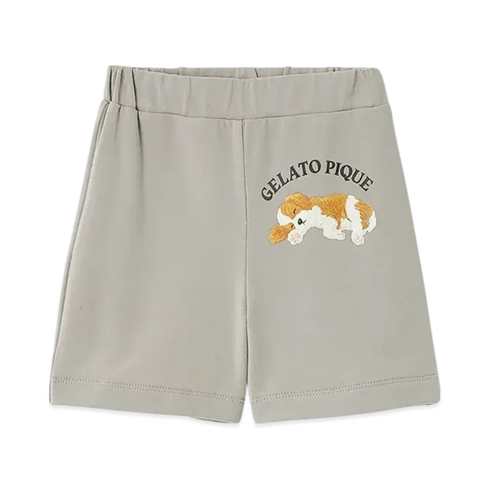 GELATO PIQUE Baby Sleeping Dog Shorts "Gray"