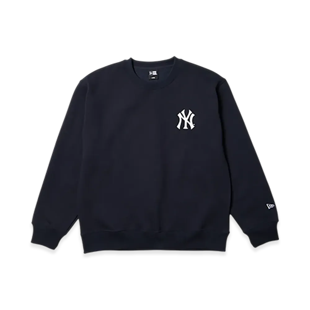 NEW ERA Powered by GORO NAKATSUGAWA (MIN-NANO) French Terry Oversized Sweat Crewneck New York Yankees "Navy"