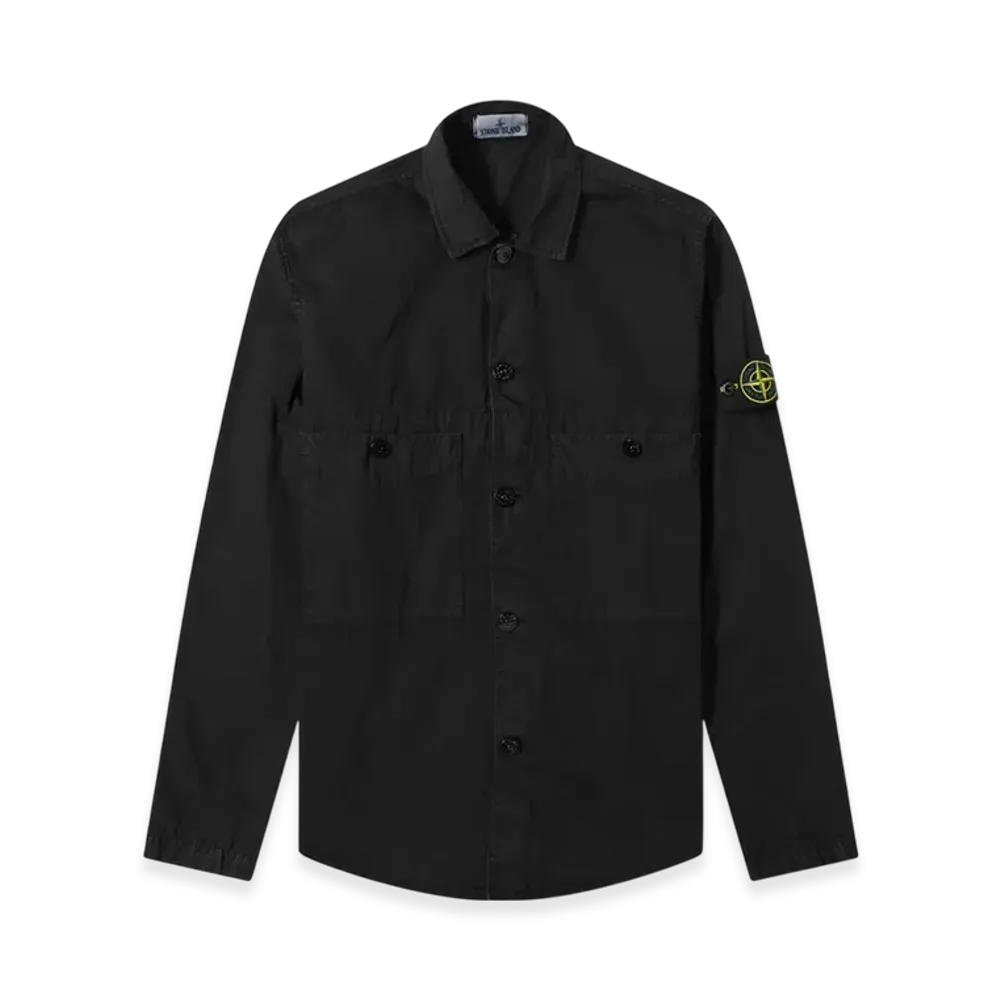 Stone Island 110WN T.CO+OLD Overshirt - 21SS "Black"