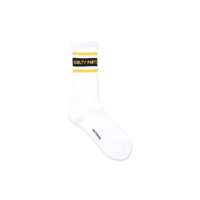 WACKO MARIA Logo Jacquard Socks "Yellow"
