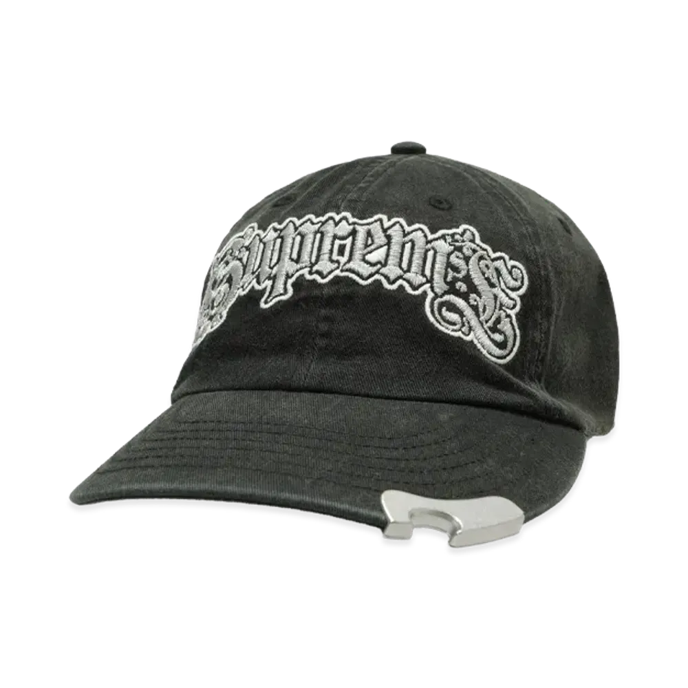 Supreme Bottle Opener 6-Panel "Black"