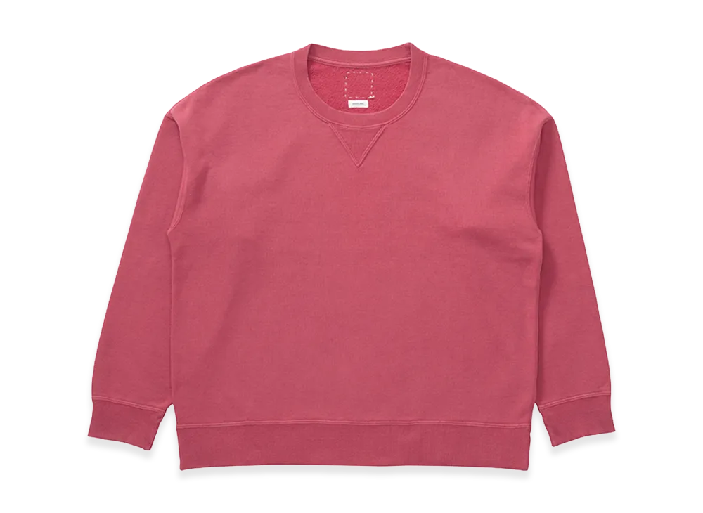 visvim Jumbo SB Sweat L/S DMGD "Red"