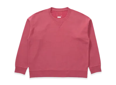 visvim Jumbo SB Sweat L/S DMGD "Red"