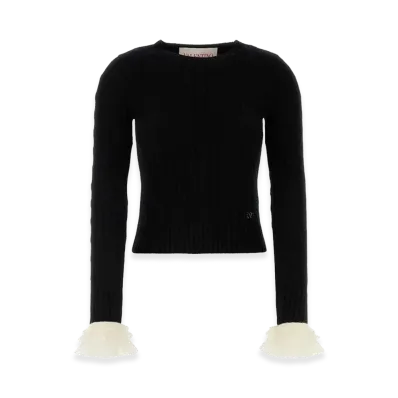 Valentino Women's Cashmere Sweater "Black"