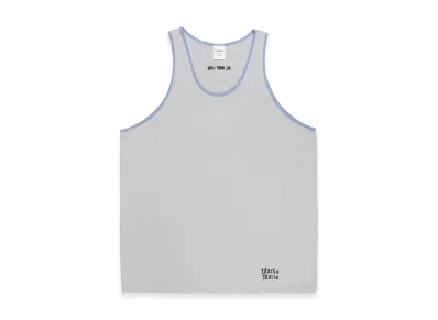 WACKO MARIA Washed Heavy Weight Ringer Tank Top "Gray"