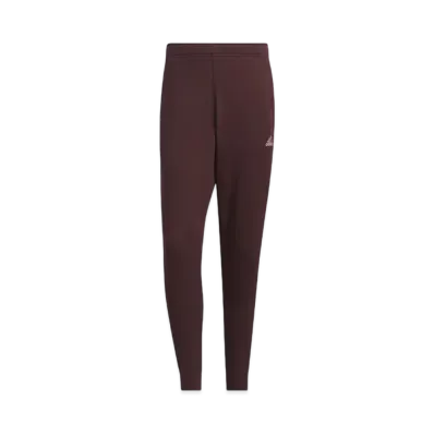 adidas Essentials Plus Regular Fit Three Stripes French Terry Cuff Pants "Shadow Brown"