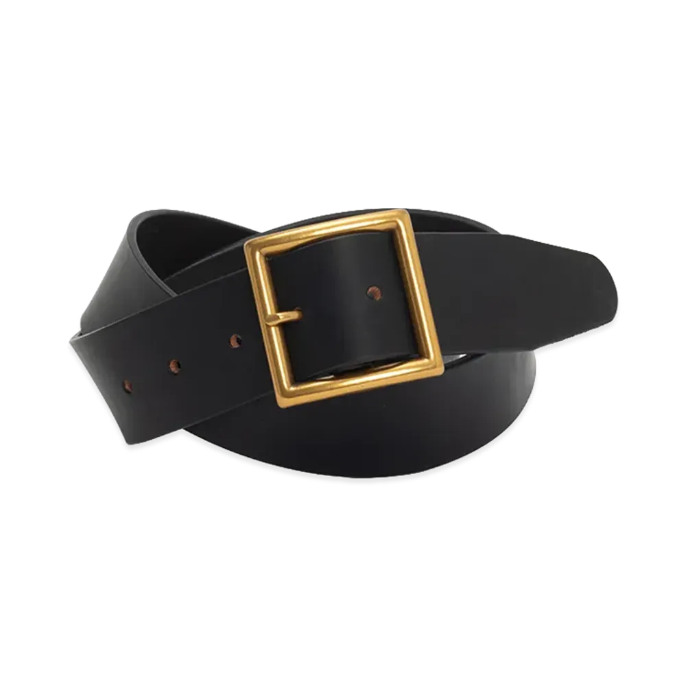 visvim Plain Belt 40mm "Black"