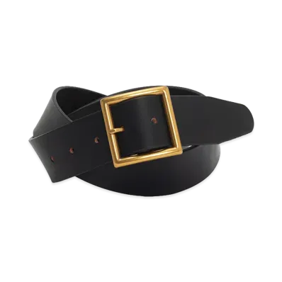 visvim Plain Belt 40mm "Black"