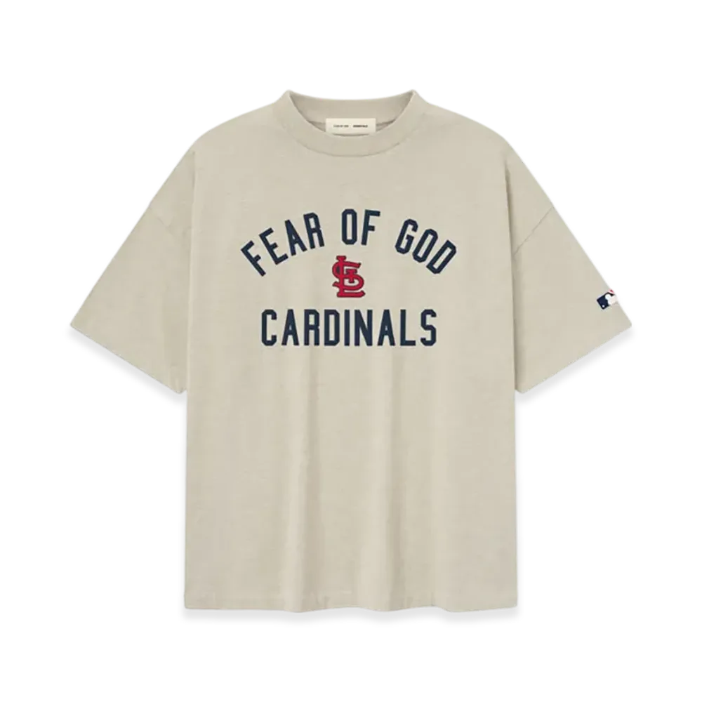 FEAR OF GOD Cardinals 90s Tee "Heather Stone"
