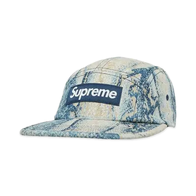 Supreme Denim Camp Cap "Snake" (24FW)