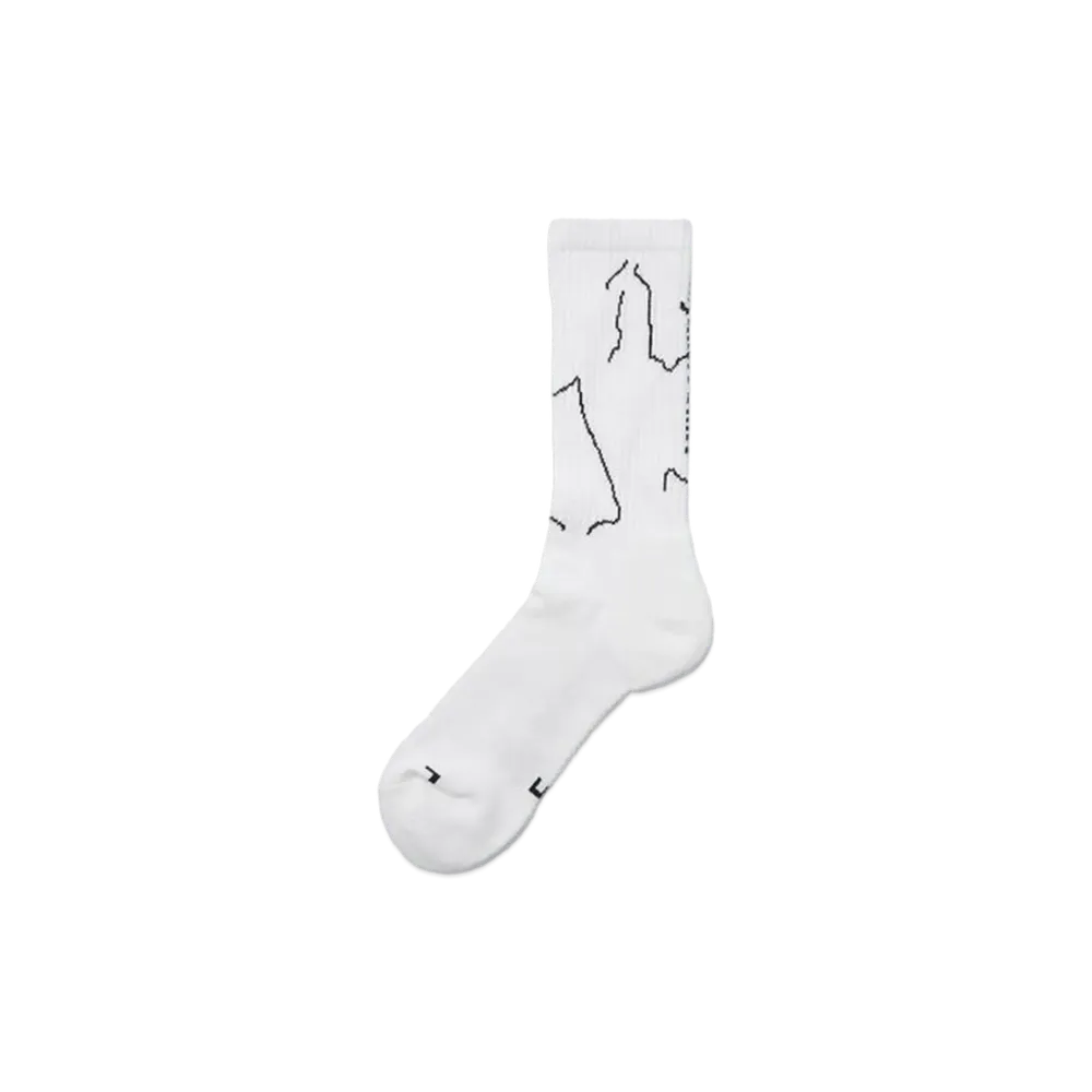 Goldwin x Same Paper Anywhere Office Socks (Unisex) "White"