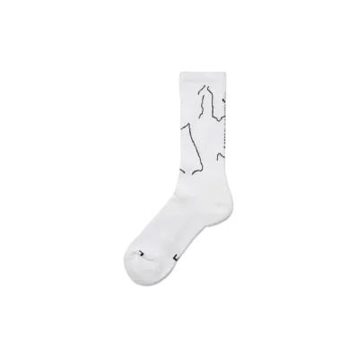 Goldwin x Same Paper Anywhere Office Socks (Unisex) "White"
