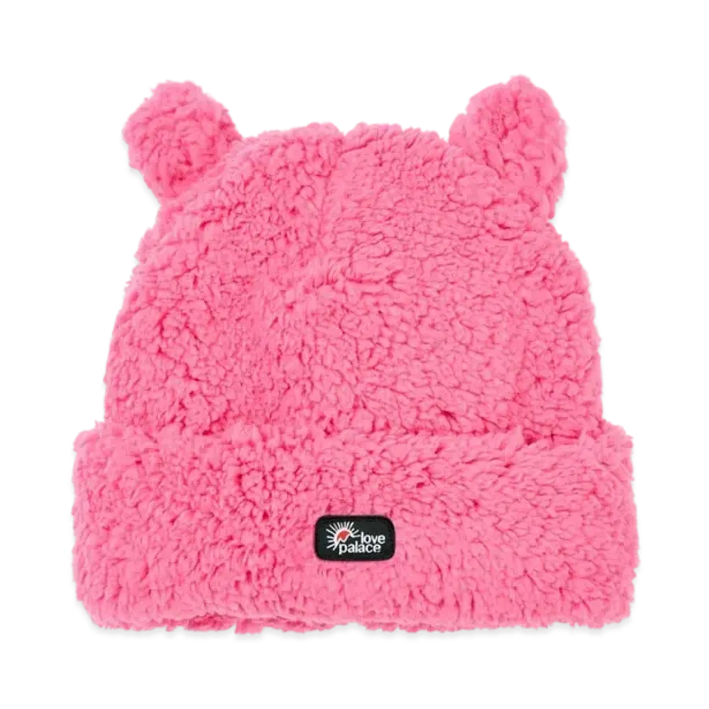PALACE Love PALACE Fuzzy Ears Beanie "Cherry"