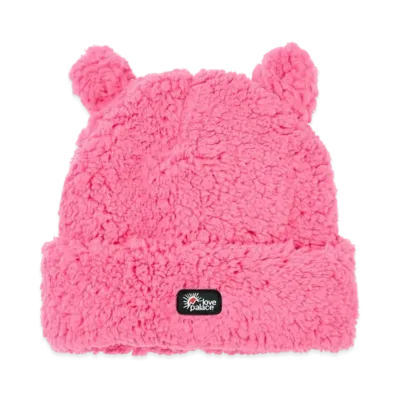 PALACE Love PALACE Fuzzy Ears Beanie "Cherry"