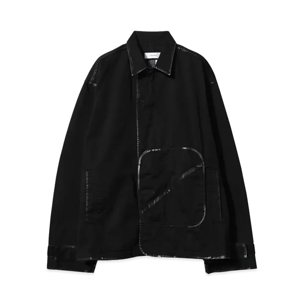 FACETASM FOIL WORKER JACKET "BLACK"