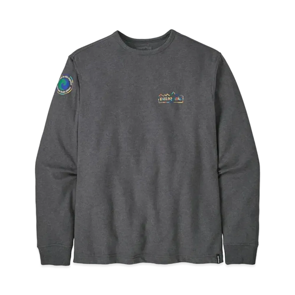 patagonia Men's Lightweight Unity Fitz Wildrise Crew "Ink Black"