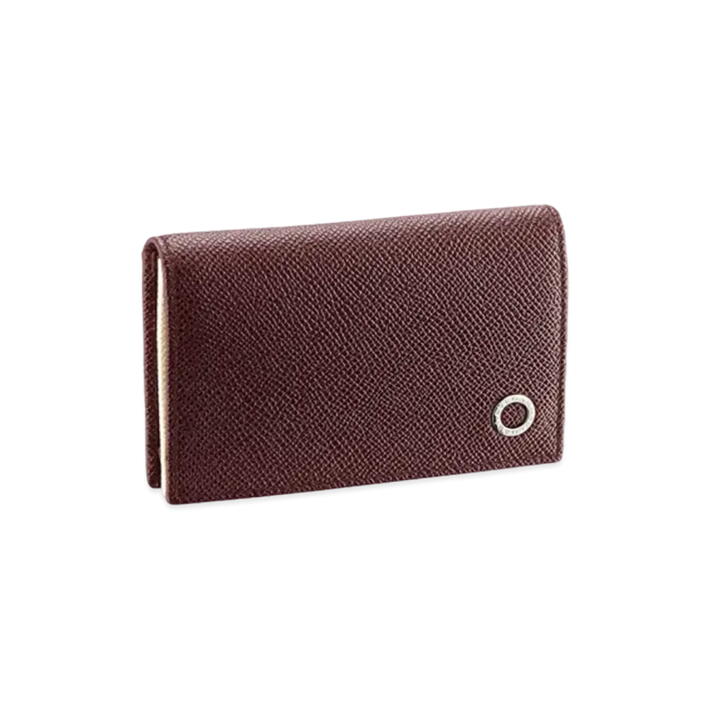 BVLGARI BVLGARI MAN Business Card Holder "Bordeux"